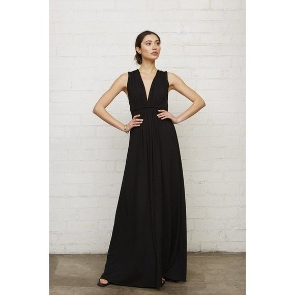 Rachel Pally Dresses & Skirts - Rachel Pally Caftan Dress in Black Large Womens Maternity Maxi Gown